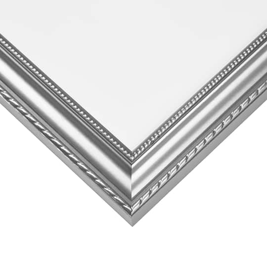 4 Pack Craig Frames Victoria Ornate Silver Picture Frame with Mat